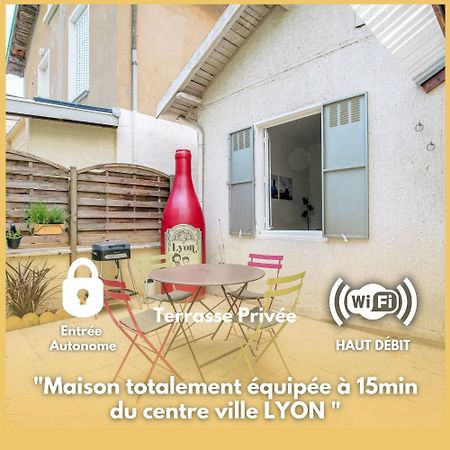 Maison Cosy Avec Terrasse A 15 Minutes De Lyon Et Wifi Rillieux-la-Pape Exterior foto